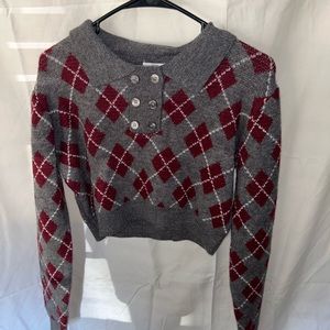 Pink diamond sweater